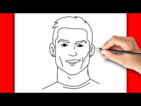 HOW TO DRAW CRISTIANO RONALDO CR7 REALISTIC EASY