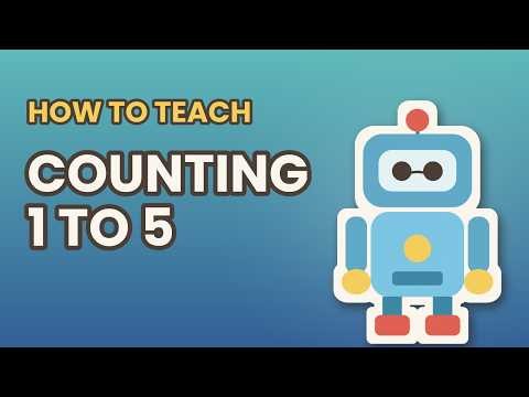 How to Teach Counting Objects 1 to 5 | Preschool Math Made Fun