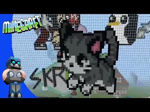 Minecraft: Como hacer Gato Pixel art Tutorial