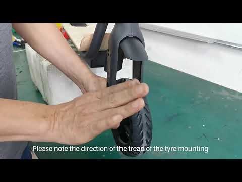 How To Install The Front Wheel Of MEGAWHEELS S10BK Electric Scooter?