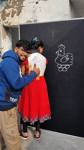 Easy Hen with Hand Shape #HandDrawing#HandArt#HandHen#CreativeHandArt#HandCraft#art #shorts #short