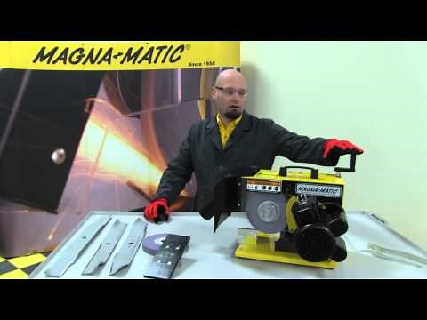 MAG-8000 Lawn Mower Blade Sharpener Operational Features