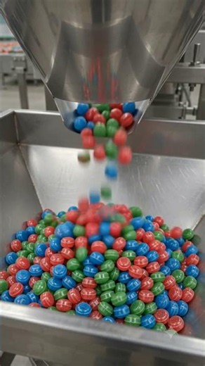 How Millions Of Candies Are Made Every Day🍬#FactoryExplained #HowItsMade #Candy #CandyFactory#Shorts