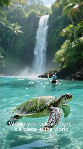 Swim With Giant Turtles in Hawaii!