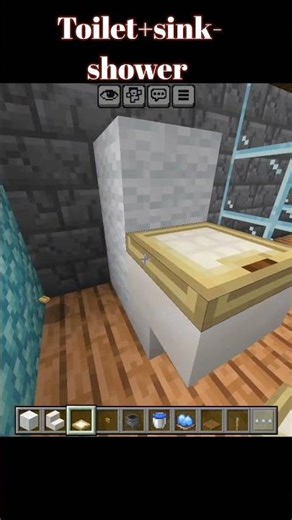 Minecraft Bathroom Hack – Realistic Toilet 🚽