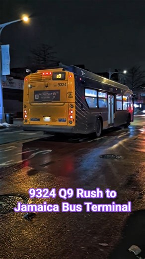 #MTA BUS: 9324 Q9 Rush @ Supthin Blvd & Jamaica Ave #youtubeshorts #commute #busfanning #queens