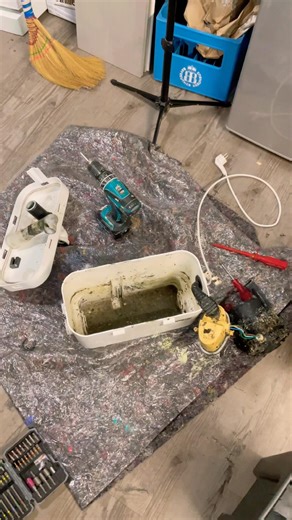 Work process 🤪 #workprocess #electricpump #sewagepump #cleaning #plumber