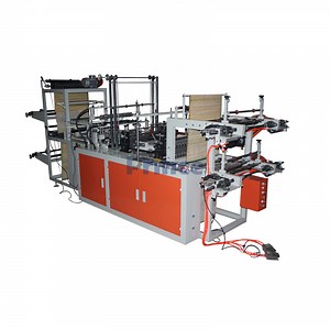 [Hot Item] Fully Automatic Roll Garbage Bag Making Machine 2 Layout Plastic PE Shopping Bag Roll Bag Cutting Sealing Machine