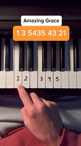 1.6M views · 12K reactions | Amazing Grace  #piano #tutorial #lesson #pianotutorial #pianolesson #pianotok | Fio.Reels | Facebook