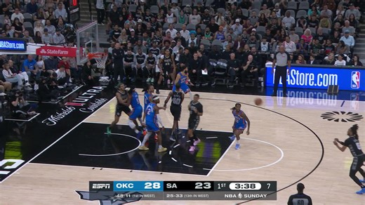 Stephon Castle connects from deep on the catch-and-shoot 3-pointer