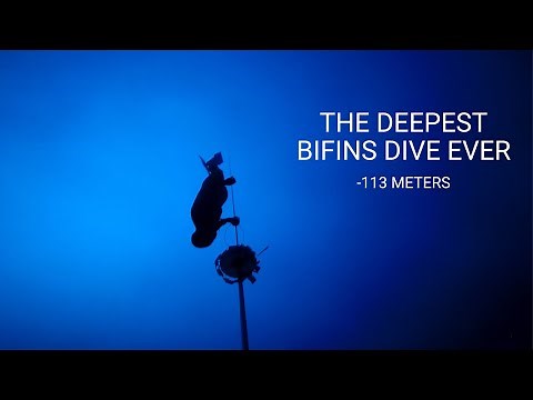 Alexey Molchanov's World Record Dive to 113 meters (CWTB)