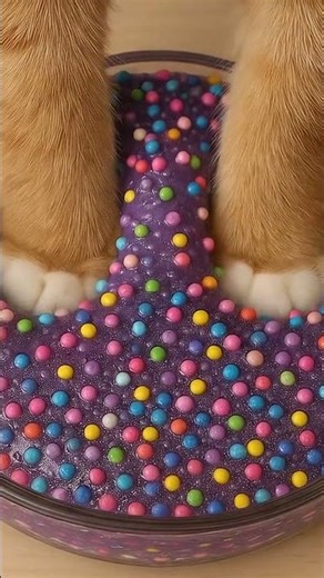 Cat ASMR: Slime #11 #asmr #asmrsounds #relaxing #satisfying #oddlysatisfying #asmrshorts #slime