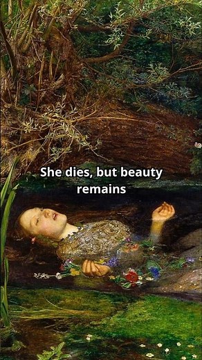 Ophelia (1852) by John Everett Millais #art #history #shorts