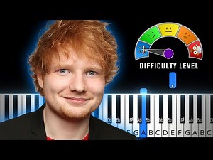 Shape Of You - Ed Sheeran | EASY Piano Tutorial + Sheet Music (PDF)