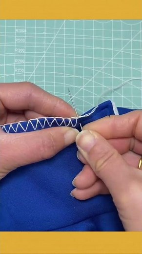 Stop fabric fraying with this simple overlocking technique #sewingtips #needlework #lifehacks #DIY