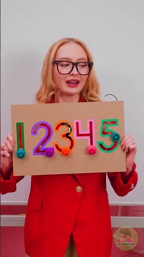 🌸 How to learn numbers EASILY 🔢 DIY number learning game at home #kidslearning