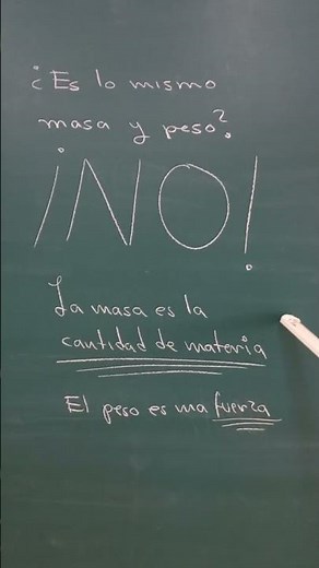¿Qué es el peso? ¿Qué es la masa? 😱 😉 😎 #física #ciencias #humor #physics
