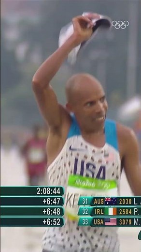 Mebrahtom Keflezighi's smooth finish at the Rio 2016 Olympic marathon!😎
