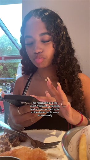 like oh ok #fyp | during a family dinner