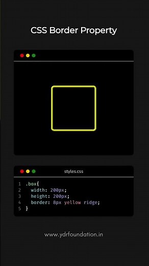 CSS Border Property 🔲✨