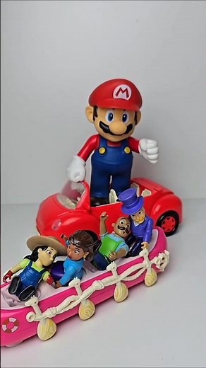 Princess Peach "Oh my god what's going on" | Satisfying Unboxing Super Mario Bros vs Joker Fun Video