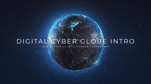 Digital Cyber Globe Intro