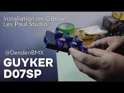 Tuning Made Easy: GUYKER D07SP Locking Tuners and Nut Installation on a Les Paul Studio ‪@DenDenBMX‬