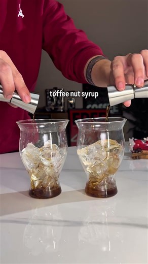 Toffee Nut Latte – recipe below 👇🏻