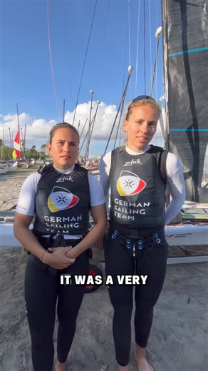 @steinleinbartelheimer__racing made their way to the top 5 with consistent racing today. 🇩🇪 The German duo didn’t have the best day yesterday but managed to comeback and with one race to go for the 4-boat race they are contenders for sure. | 49er Sailing