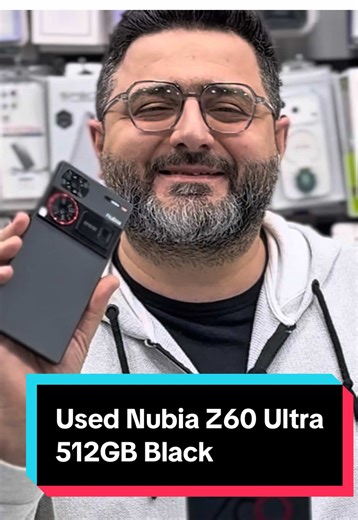 Used nubia Z60 Ultra 512GB Display: 6.8″ AMOLED, 120 Hz Chipset: Qualcomm Snapdragon 8 Gen 3 RAM: 16 GB RAM Rear Cameras: Triple — 50 MP main 50 MP wide 64 MP telephoto Front Camera: Under-display selfie camera Battery: 6000 mAh with 80W fast charging OS: Android 14 Connectivity: 5G, Wi-Fi, Bluetooth Extras: IP68 water/dust resistance, in-display fingerprint Condition: Like New For more info: 70080414 #nubi#nubiae#gameingd#usede#likenewd#rawda