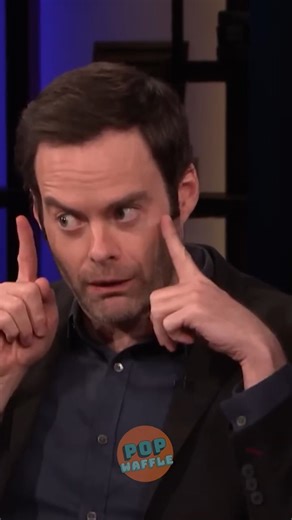 Bill Hader Terrified by Pennywise Actor IRL #billhader #pennywise #itscary #shorts