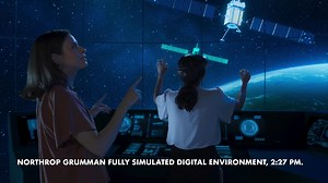 Overheard in our fully simulated digital environment. Yep, that’s a real satellite. #DefiningPossible | Northrop Grumman Corporation