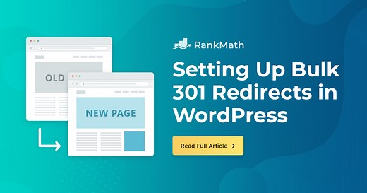 How to Setup Bulk 301 Redirects in WordPress (The Best Way)