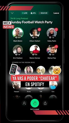 Spotify estrena chat musical La app ahora permitirá chatear y compartir música directamente. 🎶