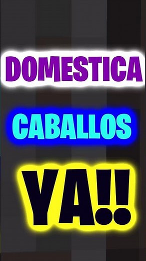 🖖👽Como DOMESTICAR CABALLOS en Minecraft👽👌 #datwinxd