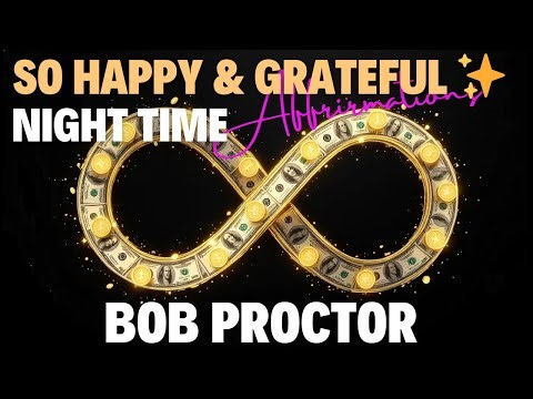 Bob Proctor’s Most Powerful Money Affirmation 💰✨ || DARK SCREEN