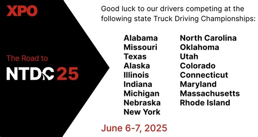 3.8K views · 36 reactions | Good luck to our drivers competing in this weekend’s state TDCs. We are cheering you on! | XPO | Facebook