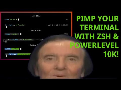 Customize Your Terminal with ZSH and POWERLEVEL10K!