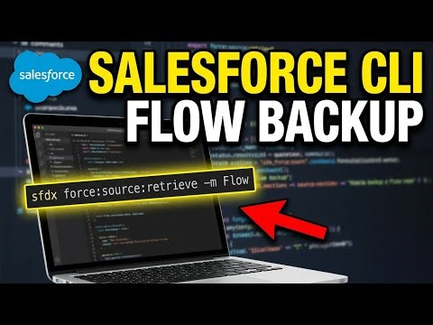 How to backup Salesforce flow metadata using CLI - Step By Step