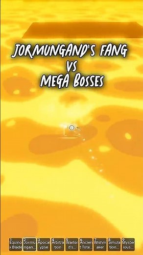 Jormungand's Fang VS Mega Bosses