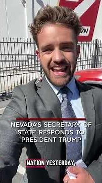 Nevada’s Secretary of State Responds to President Trump about Voter Rolls