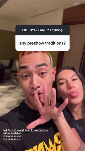 Royal Family off stage