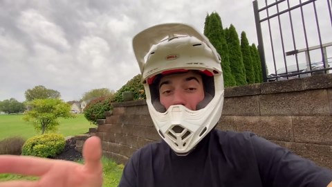 Backyard Pit Bike Ramp Shenanigans!