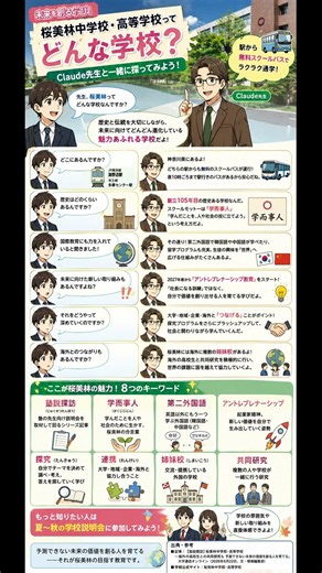 【大学情報】#勉強垢将来何がしたいか分からない人へ。桜美林中高の「未来を創る学び」