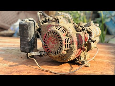 old 220v generator engine block Full amazing restoration & 3KW generator no starting Repair