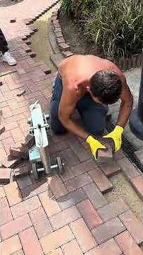 Block Paving Techniques Using a Block Cutter