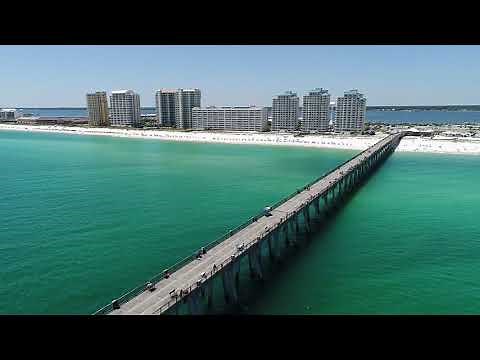 Aerial view of Navarre Beach