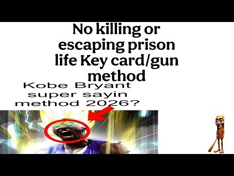 No killing or escaping prison life Key card or gun method