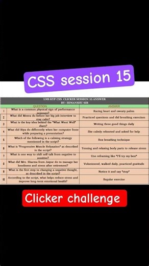 New kyp Lms clicker challenge CSS 15 #youtubeshorts #shorts #ytshorts