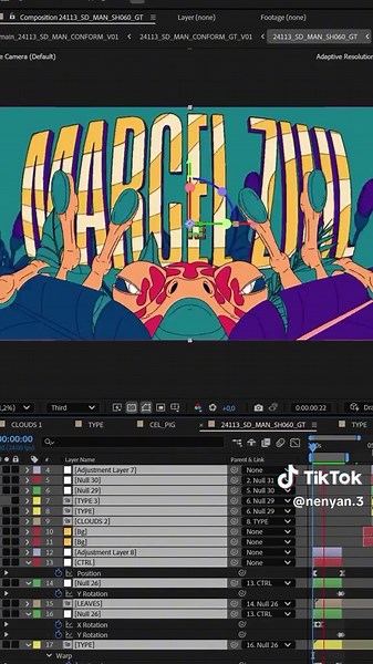 Dynamic Opening Titles for Creative Projects